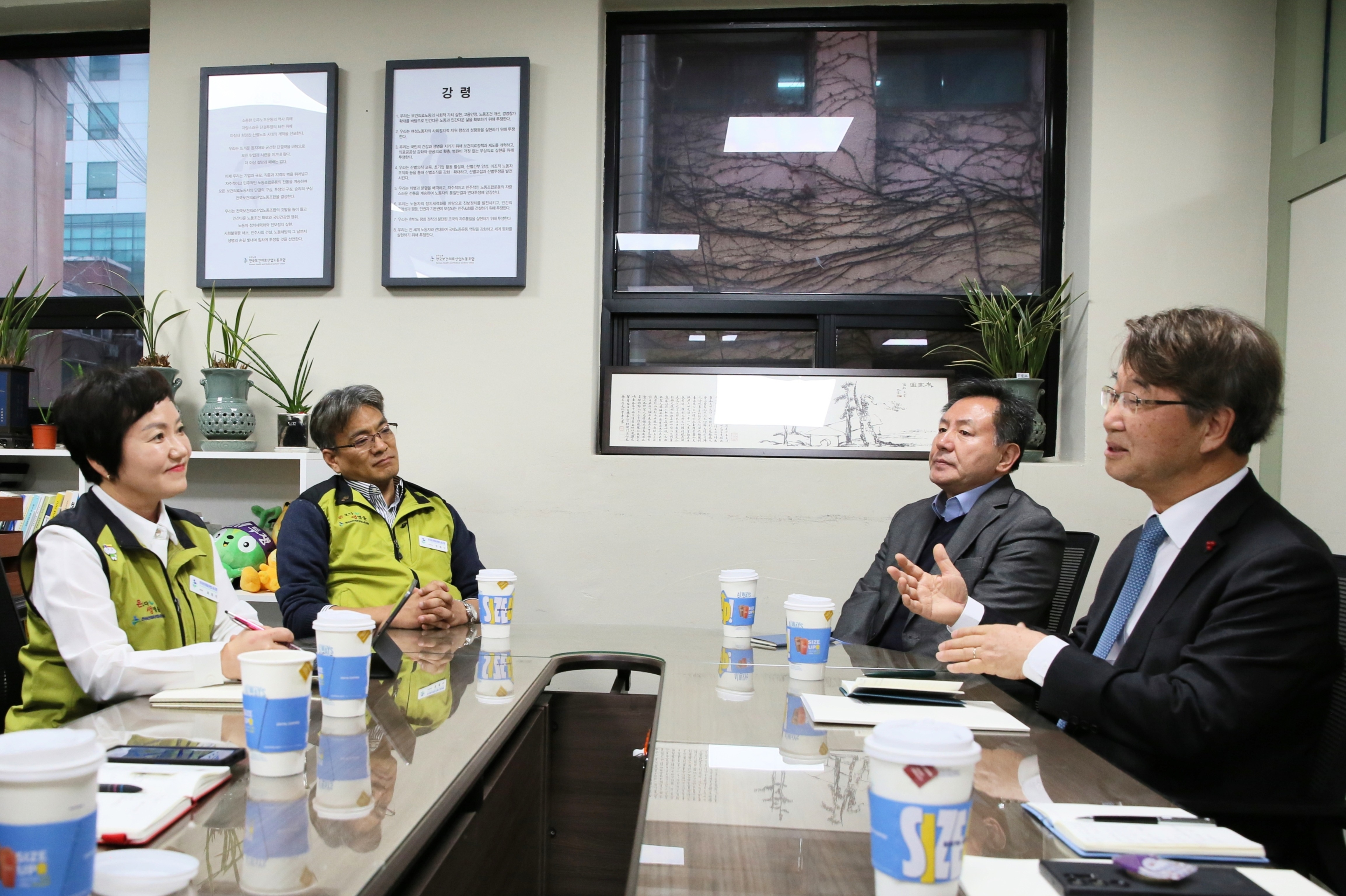 김지형 위원장, 보건의료노조 현장 방문 간담(26.01.06.)